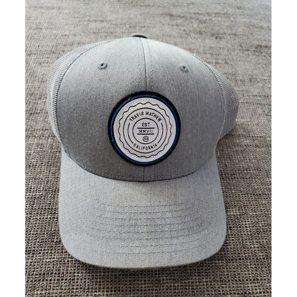 Travis Matthew Grey The Patch Snapback Hat - image 1
